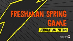 Johnathan Zilton's highlights Freshman Spring Game 