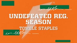 Undefeated Reg. Season