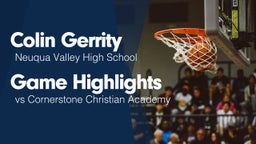 Game Highlights vs Cornerstone Christian Academy