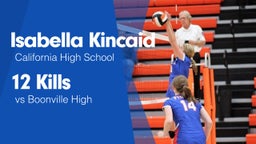 12 Kills vs Boonville High