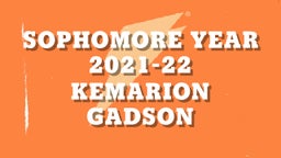 Sophomore Year 2021-22