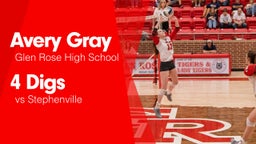 4 Digs vs Stephenville