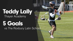 5 Goals vs The Roxbury Latin School
