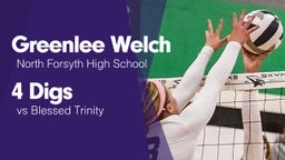 4 Digs vs Blessed Trinity 