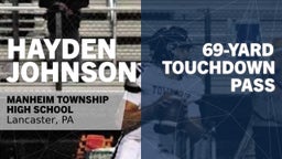 69-yard Touchdown Pass vs Penn Manor High