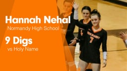 9 Digs vs Holy Name 