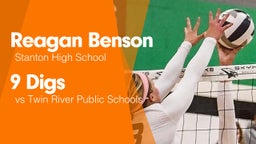 9 Digs vs Twin River Public Schools