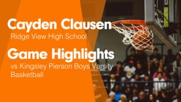 Game Highlights vs Kingsley Pierson Boys Varsity Basketball