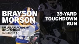 39-yard Touchdown Run vs Newton County Academy 