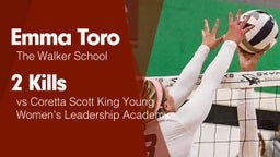 2 Kills vs Coretta Scott King Young Women's Leadership Academy 