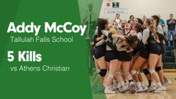 5 Kills vs Athens Christian