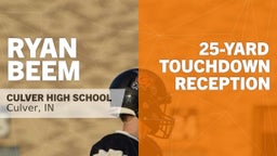 25-yard Touchdown Reception vs South Central 
