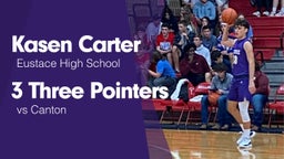 3 Three Pointers vs Canton 