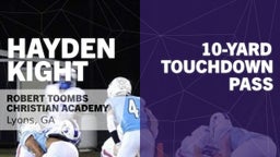 10-yard Touchdown Pass vs Frederica Academy 