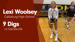 9 Digs vs Gainesville 