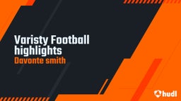 Varisty Football highlights