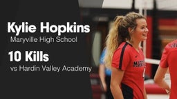 10 Kills vs Hardin Valley Academy