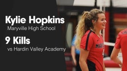 9 Kills vs Hardin Valley Academy