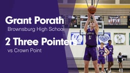 2 Three Pointers vs Crown Point 
