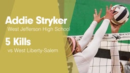 5 Kills vs West Liberty-Salem 