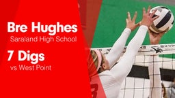 7 Digs vs West Point 