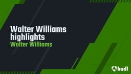 Walter Williams highlights 