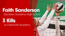 3 Kills vs Clarksville Academy