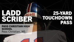 25-yard Touchdown Pass vs Forrest County Agricultural 