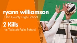 2 Kills vs Tallulah Falls School