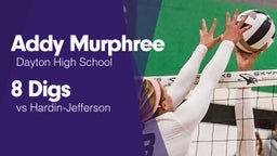 8 Digs vs Hardin-Jefferson