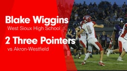 2 Three Pointers vs Akron-Westfield 