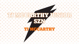 Tj McCarthy Junior Szn 