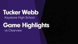 Game Highlights vs Clearview 
