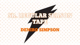SR. Regular Season Tape