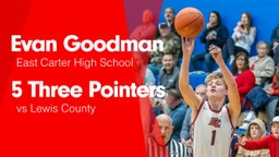 5 Three Pointers vs Lewis County 