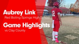 Game Highlights vs Clay County