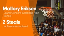 2 Steals vs Emerson-Hubbard 