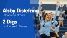 2 Digs vs Lincoln Lutheran