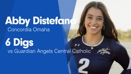 6 Digs vs Guardian Angels Central Catholic
