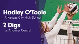 2 Digs vs Andover Central