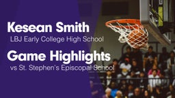 Game Highlights vs St. Stephen's Episcopal School