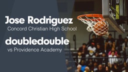 Double Double vs Providence Academy