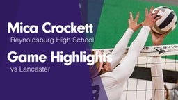 Game Highlights vs Lancaster 