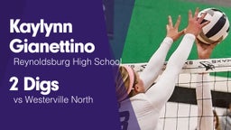 2 Digs vs Westerville North 