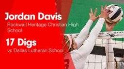 17 Digs vs Dallas Lutheran School