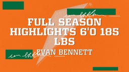  Full Season Highlights 6'0 185 lbs