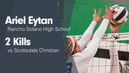 2 Kills vs Scottsdale Christian