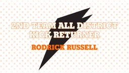 2nd Team All District Kick Returner 