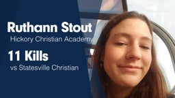 11 Kills vs Statesville Christian