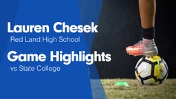 Game Highlights vs State College 